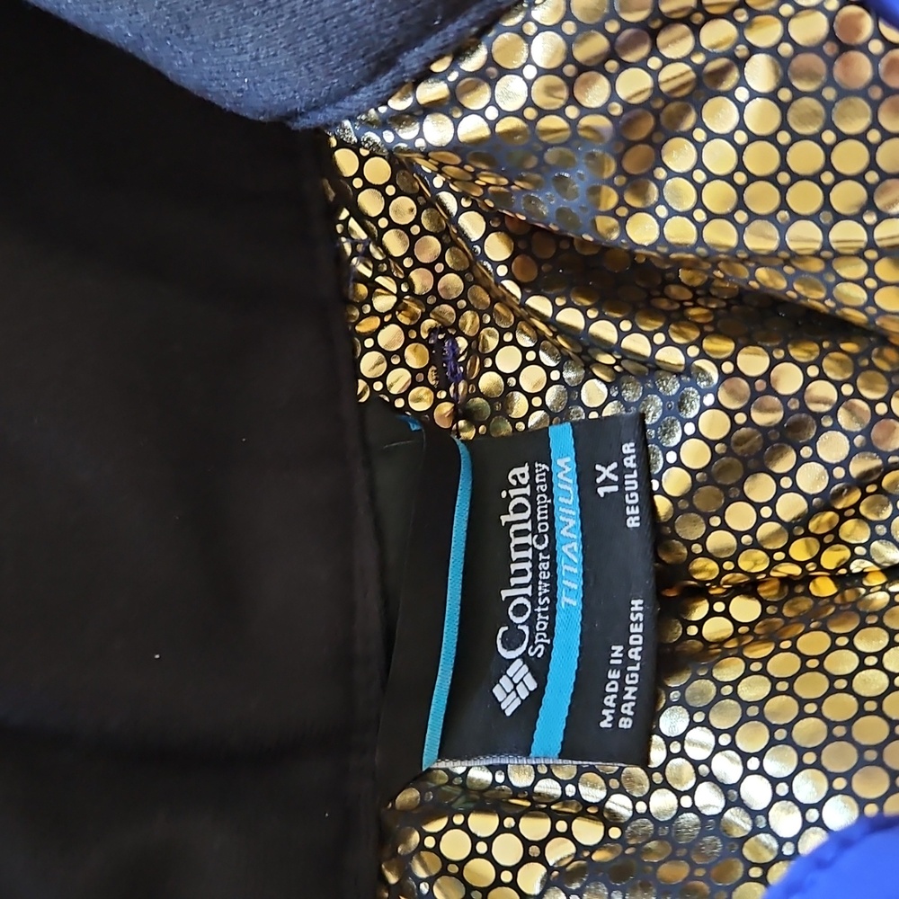 COLUMBIA Titanium Insulated Ski Pants Cirque Bowl Royal Blue Women's 1X Snow NWT - Picture 4 of 11